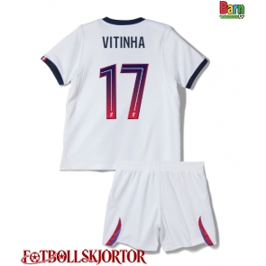 Paris Saint-Germain Vitinha #17 Borta Kläder Barn 2026-27 Kortärmad (+ Korta byxor)